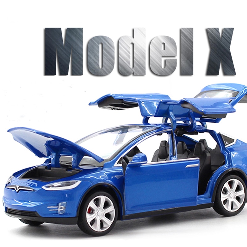1:32 Tesla Model X Toy Car - Alloy Car Model Diecasts
