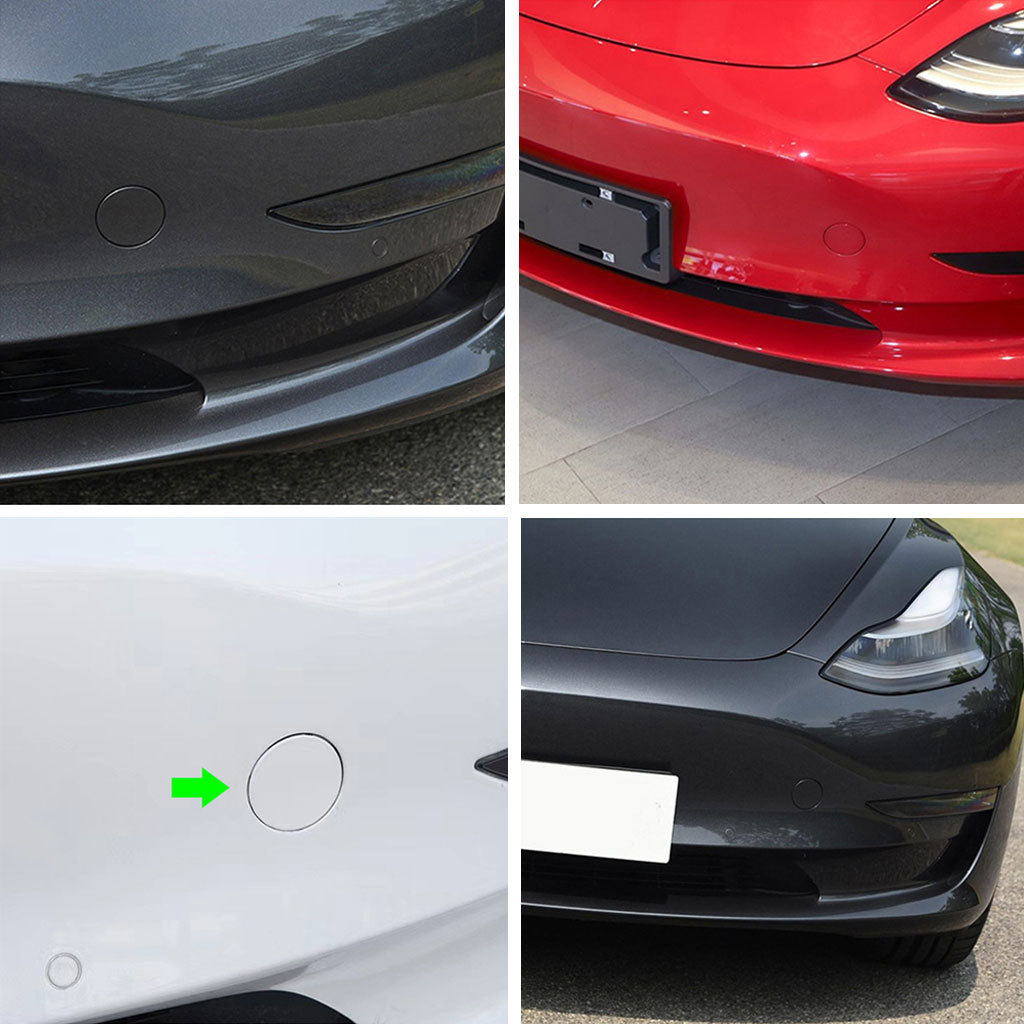 Tesla Model 3/Y Front Bumper Tow Hook Cover