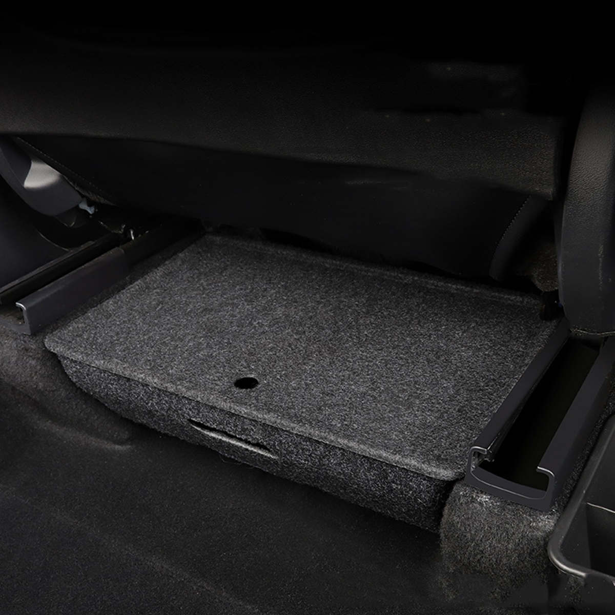 Cofre Portaobjetos Bajo El Asiento Del Tesla Model Y