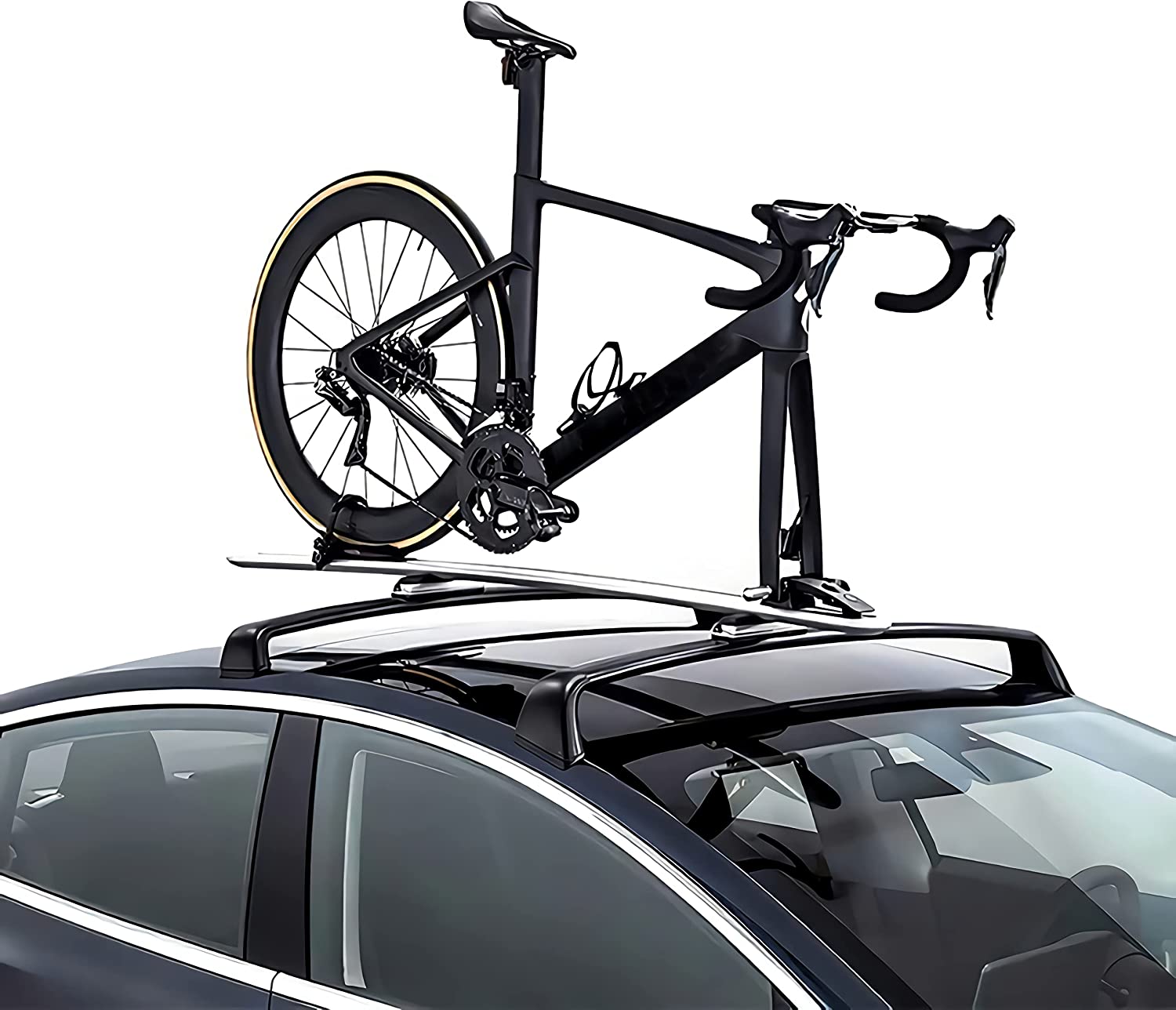 Lockable crossbar fits for Tesla Model 3 / Y/ Model YL Roof Rack Carrier Rails (set of 2)
