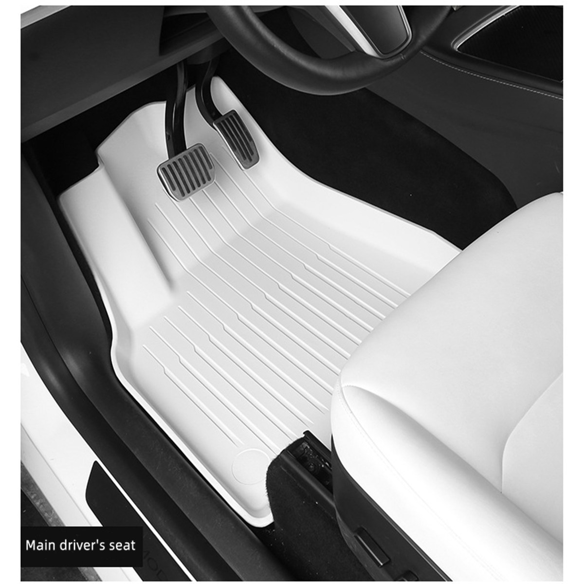 All Weather Floor Mats For Tesla Model Y - Left rudder