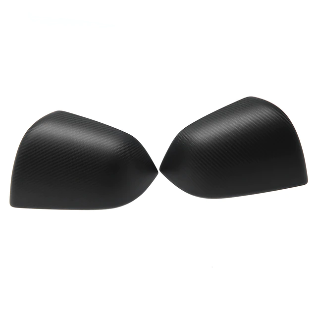 Tesla Model Y Carbon Fiber Mirror Caps -Real Molded Carbon Fiber