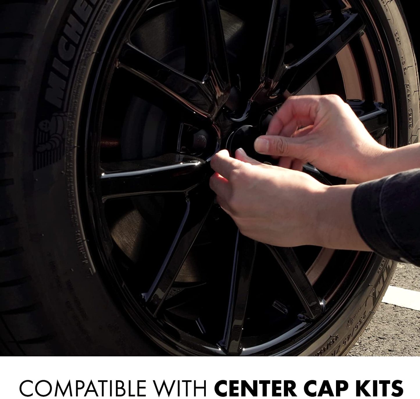 18-Inch Hub Caps fits Tesla Model 3 (4 pcs)