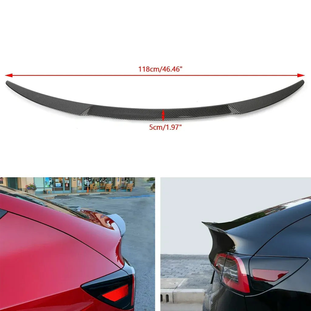 Tesla Model Y Carbon Fiber Performance Rear Spoiler