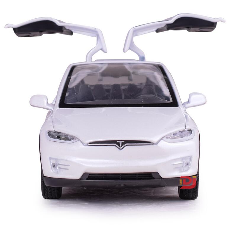 1:32 Tesla Model X Toy Car - Alloy Car Model Diecasts