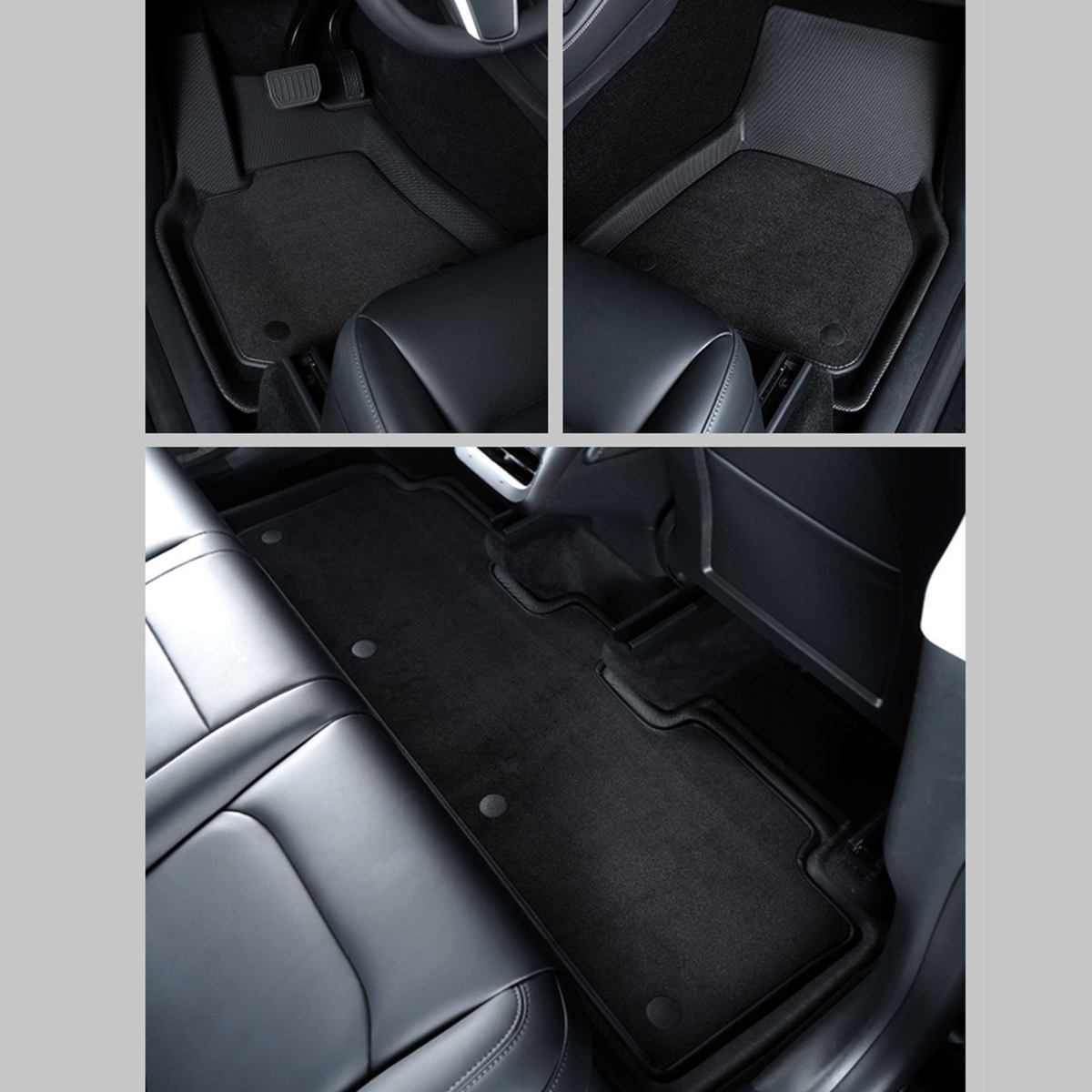 3D All Weather Tesla Model Y Floor Mats