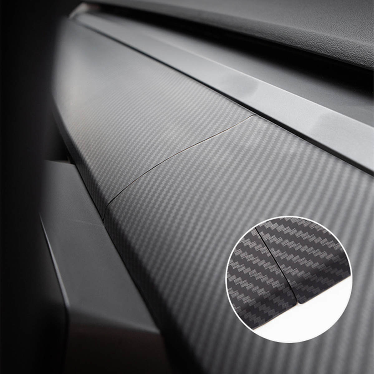 Carbon Fiber Dash Cover for Tesla Model 3/Y
