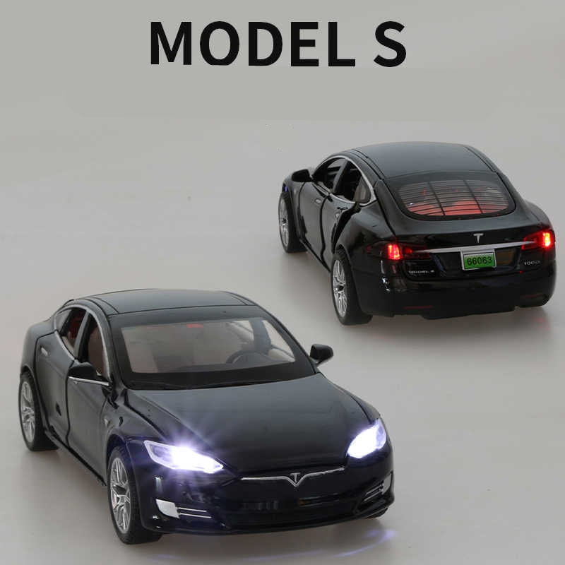 1:32 Tesla Model S Toy Car - Alloy Model