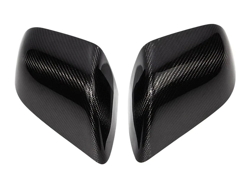 Tesla Model Y Carbon Fiber Mirror Caps -Real Molded Carbon Fiber