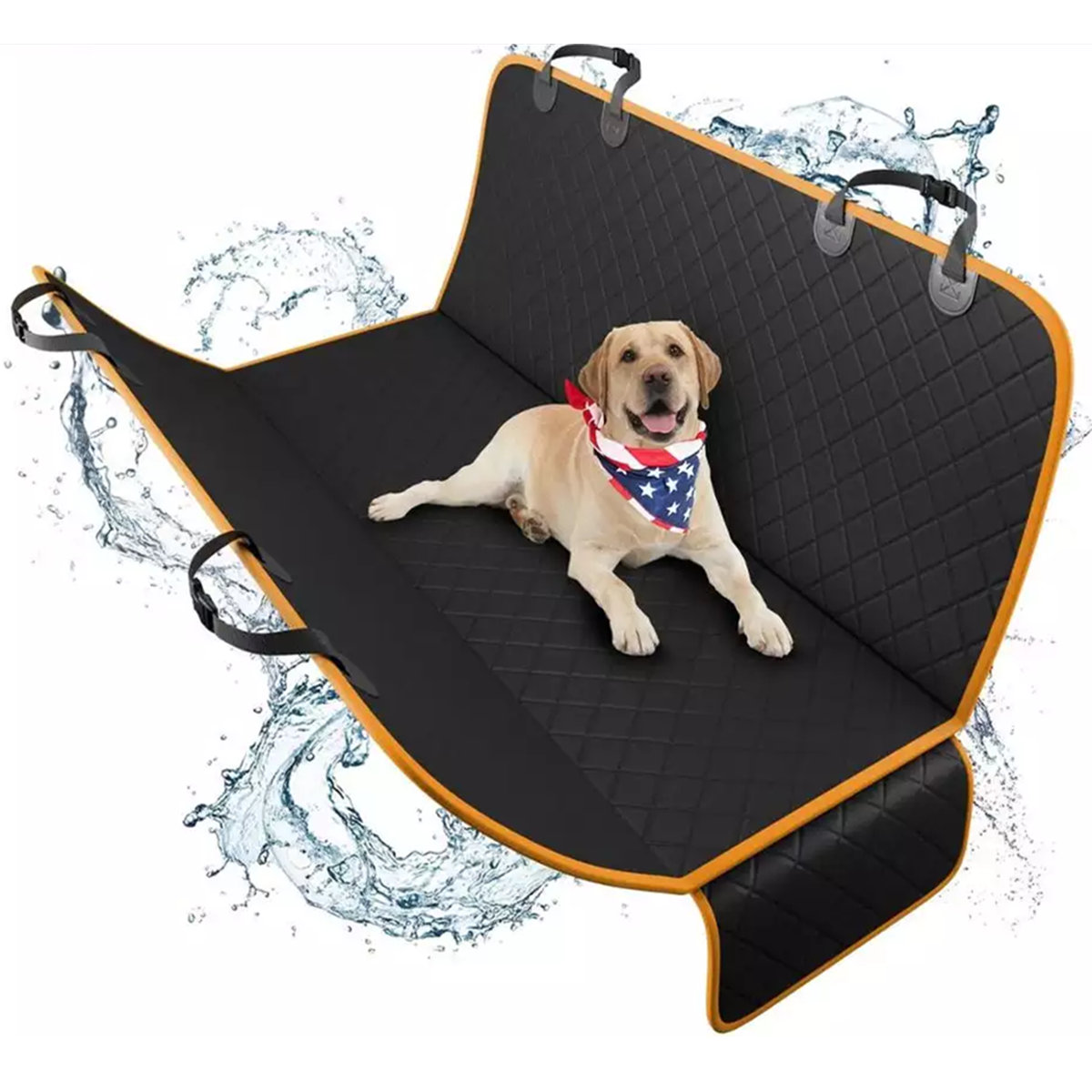 Dog Car Seat Cover for Back Seat - Laurie & Joe's Labs