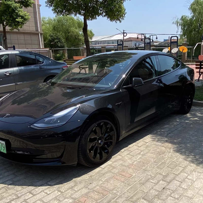 4pcs Black Tesla Model Y Hubcaps (2018-2023)