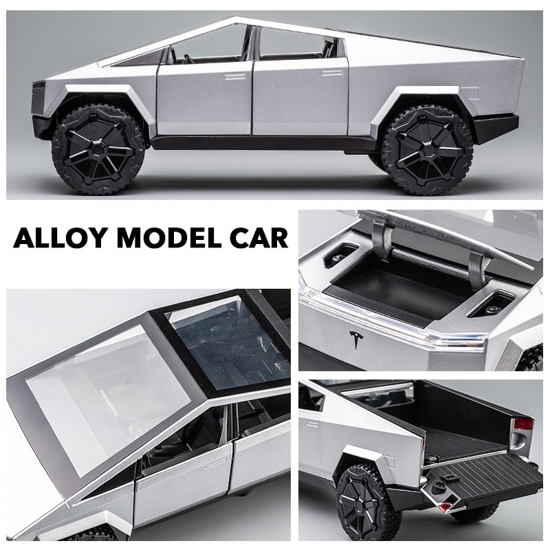 1/24 Tesla Cybertruck Toy Car-TESMAG