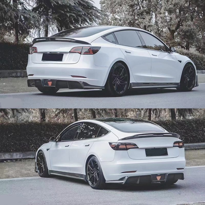 Carbon Fiber Rear Spoiler for Tesla Model Y/3