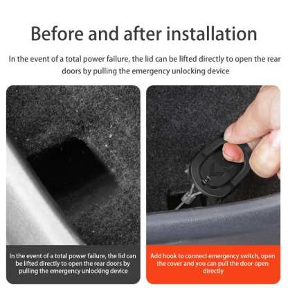 Emergency Puller Lock for Tesla Model Y Rear Door