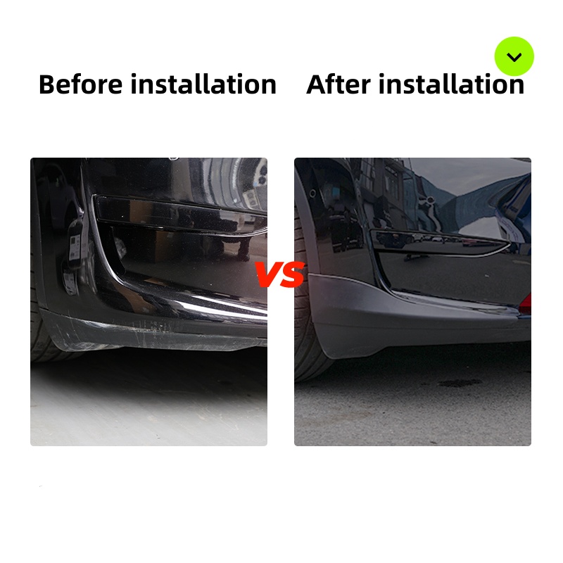 Front Bumper Corner Protection Guards for Tesla Model Y  (1 Pair)