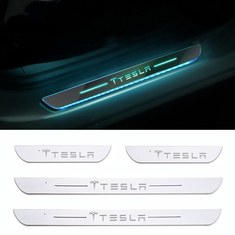 LED Door Sill Ambient Light for Tesla Model S/3/X/Y