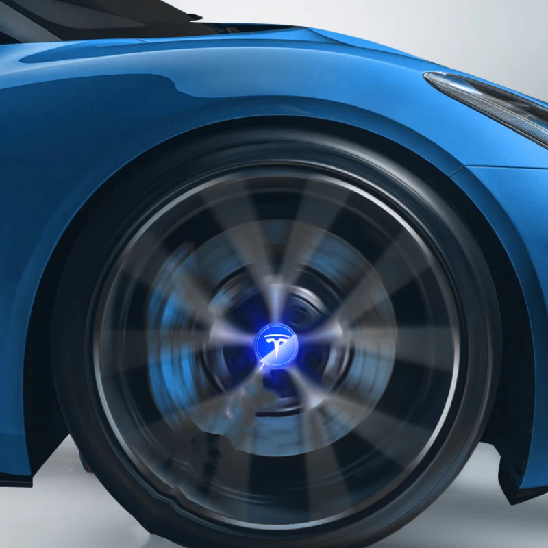 LED Wheel Hub Light Caps For Tesla Model S/3/X/Y（4pcs）