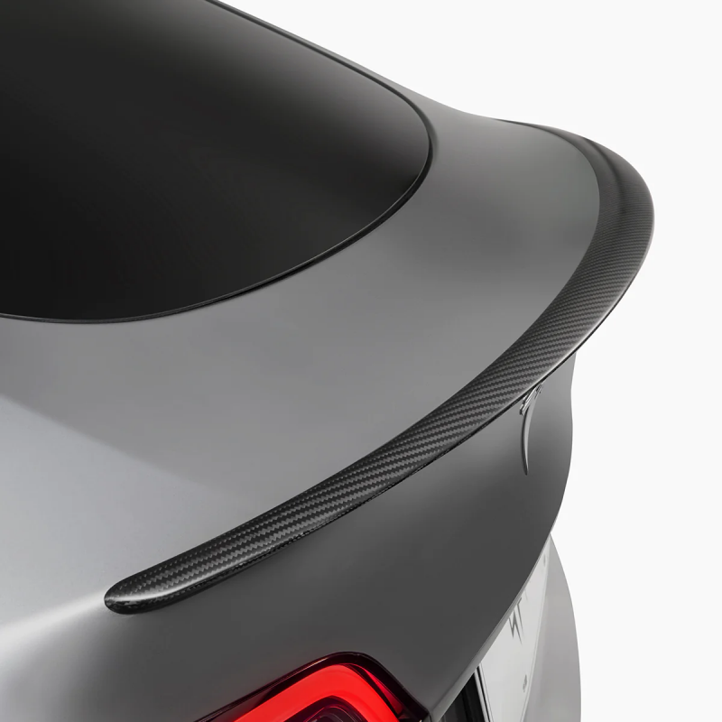 Tesla Model S Real Carbon Fiber Trunk Spoiler