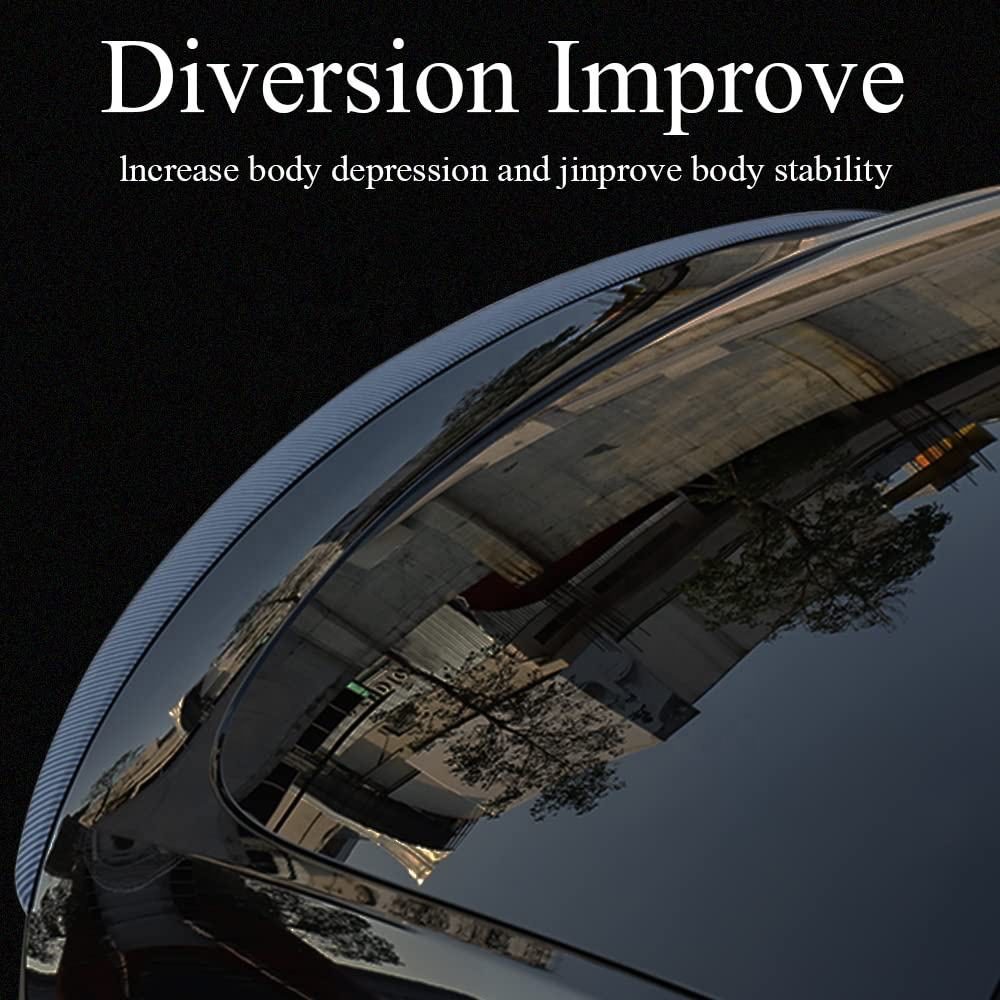 Tesla Model S Real Carbon Fiber Trunk Spoiler