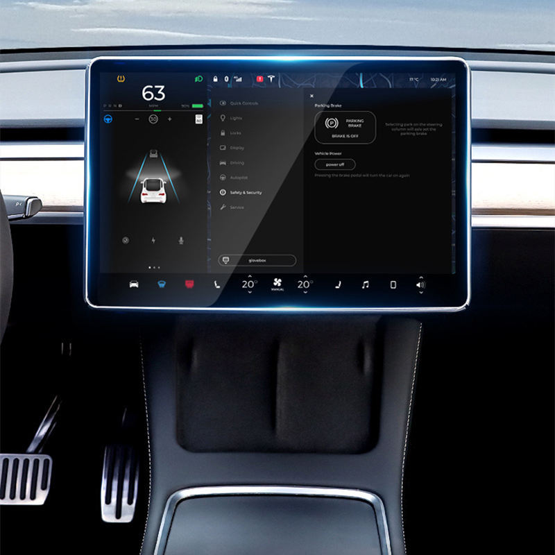 2pcs Tesla Model 3/Y Blue Light Screen Protector