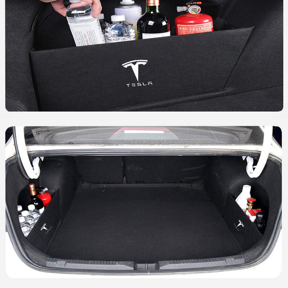 2pcs Trunk Divider for Tesla Model 3/Y