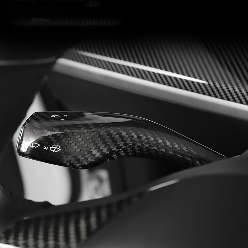 Carbon Fiber Wiper and Drive Shift Switch Cover for Tesla Model 3/Y