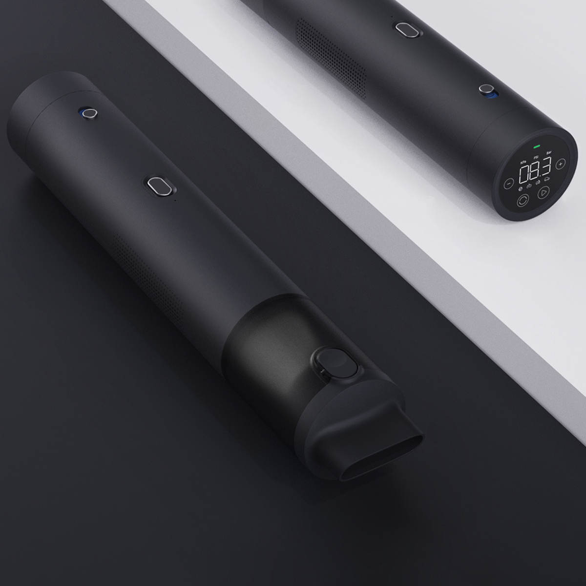 Two-in-one Tesla vacuum cleaner and inflator