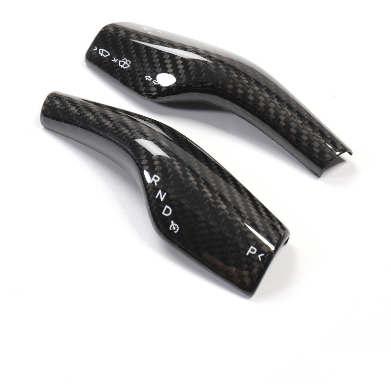 Carbon Fiber Wiper and Drive Shift Switch Cover for Tesla Model 3/Y