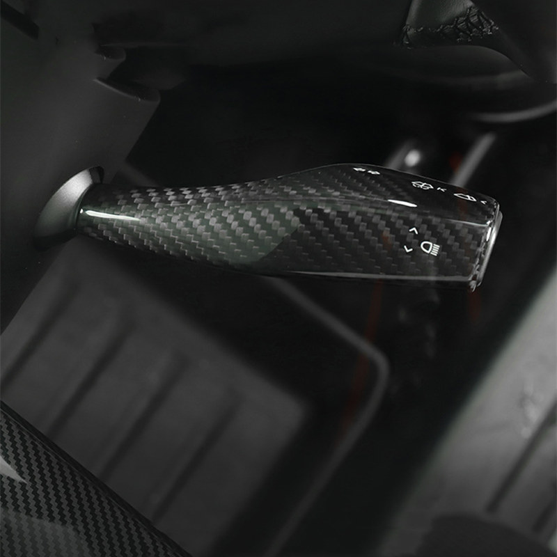 Carbon Fiber Wiper and Drive Shift Switch Cover for Tesla Model 3/Y