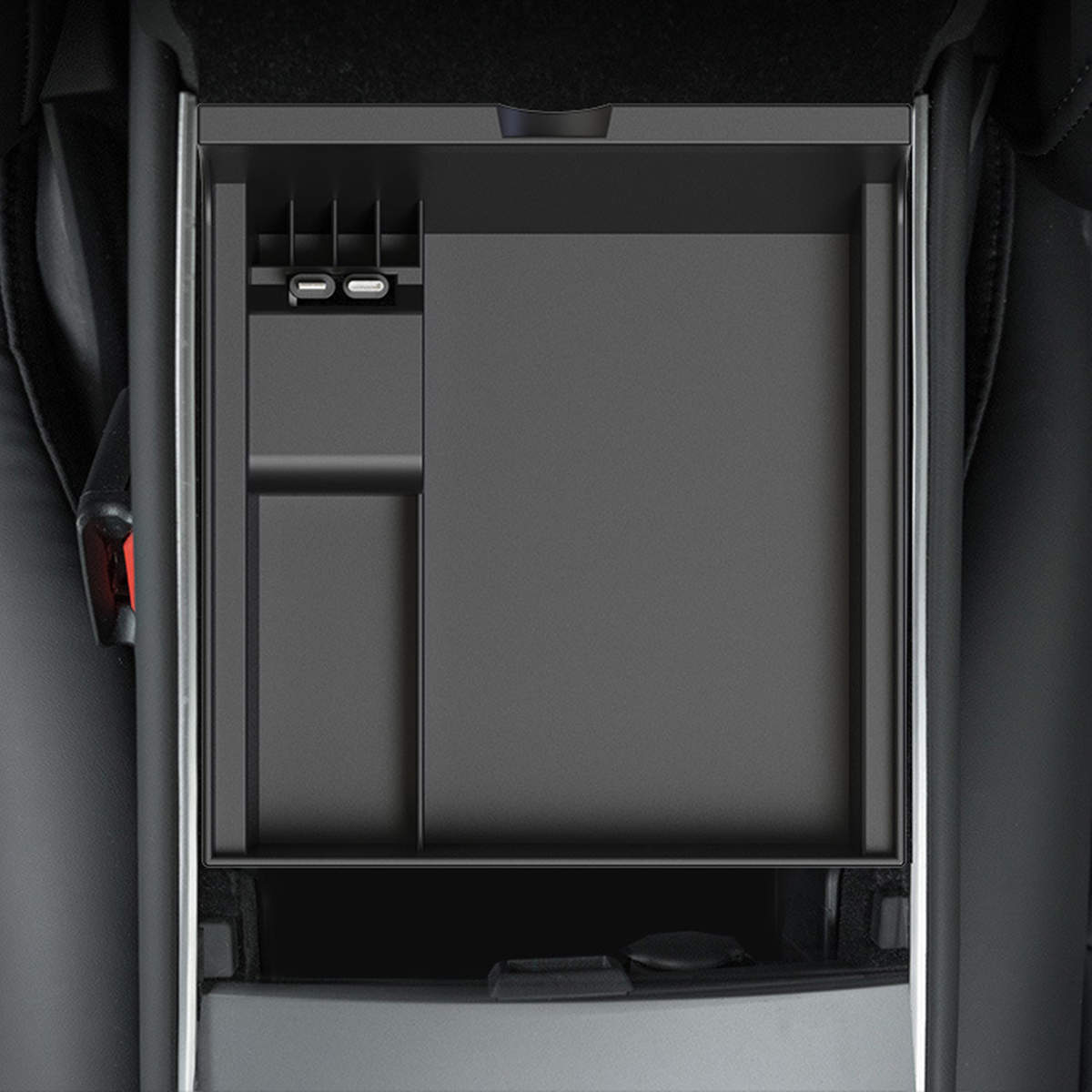 Tesla Model 3/Y With Charging Retractable Cable Storage Box