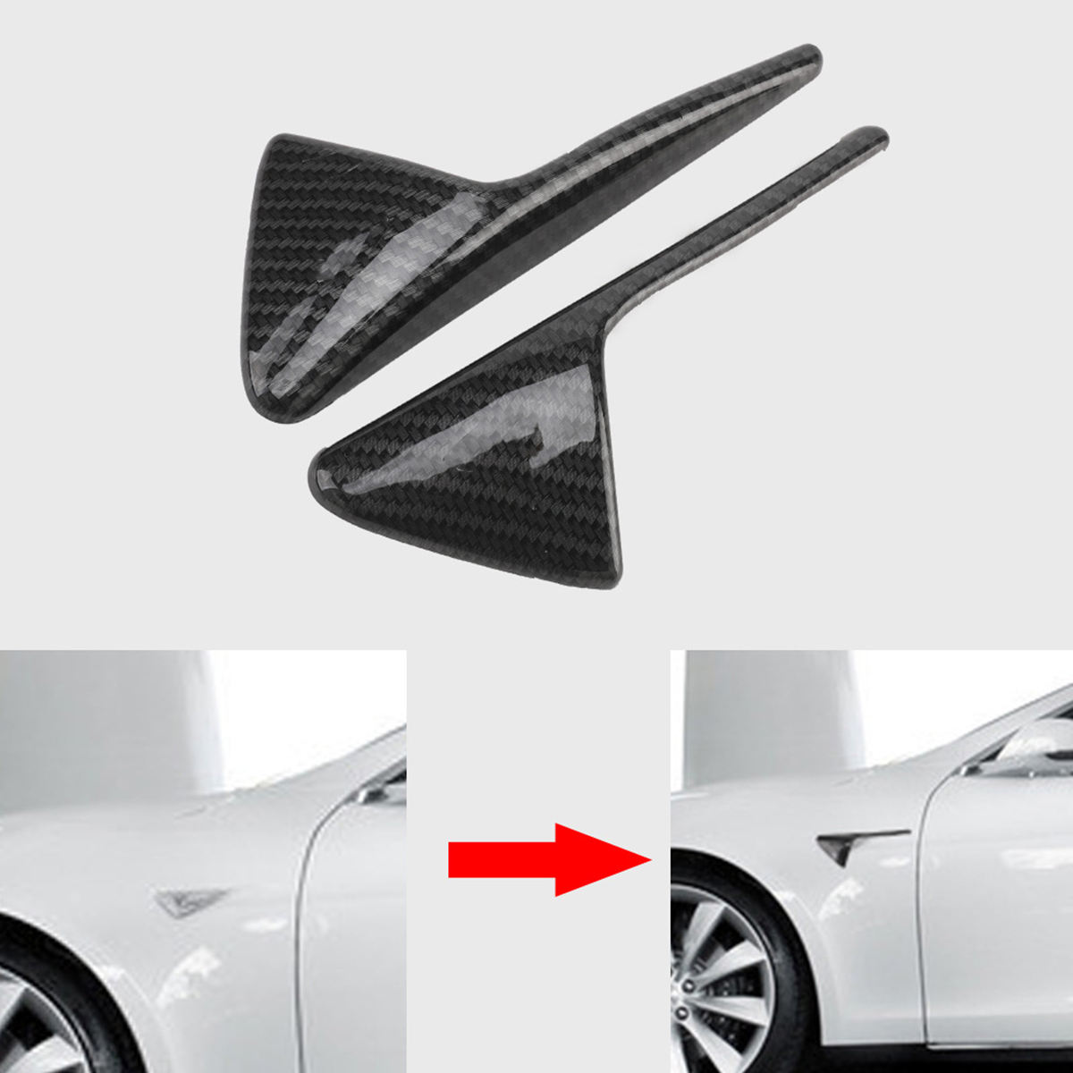 Side Camera Cover for Tesla Model S/X/3