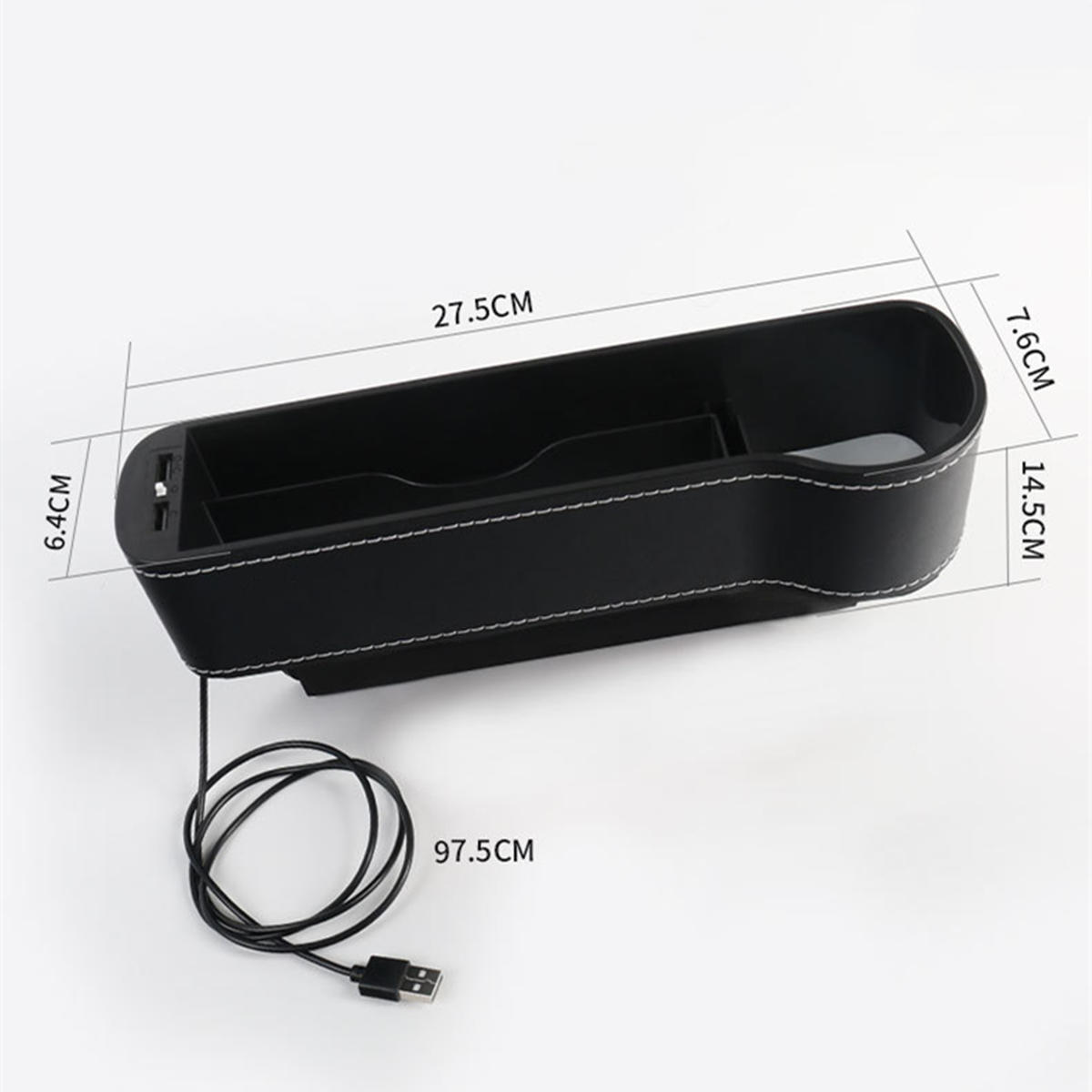 LED Seat Seam Storage Box for Tesla Model 3/Y