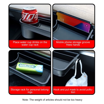 2022 Passenger Storage Box for Tesla Models 3 and Y