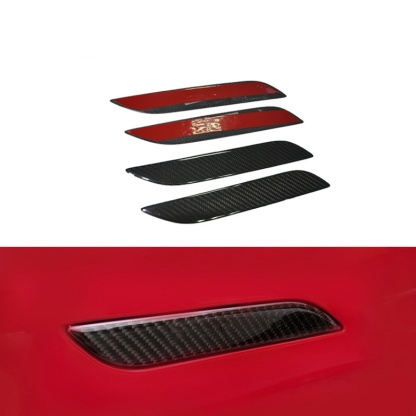 Real Carbon Fiber Door Handle Trim for Tesla Model S