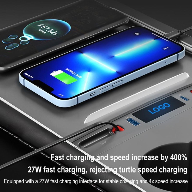 Retractable USB Hub for Tesla Model 3/Y