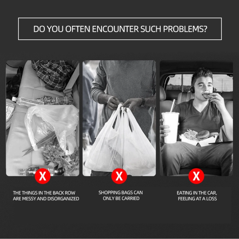 2Pcs Tesla Seat Back Multipurpose Storage Bag