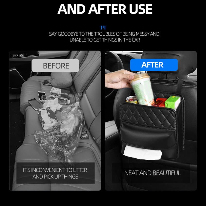 2Pcs Tesla Seat Back Multipurpose Storage Bag