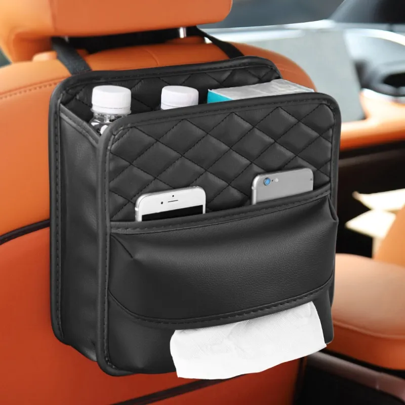 2Pcs Tesla Seat Back Multipurpose Storage Bag