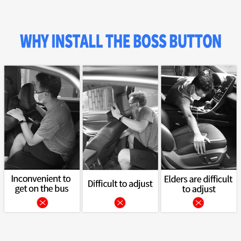 Front Seat Adjustment Passenger Remote Control for Tesla Model 3/Y