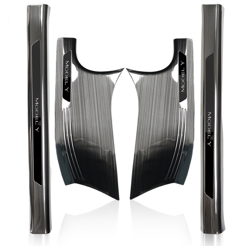Stainless Steel Threshold Protection Strip for Tesla Model 3/Y