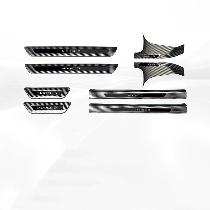 Stainless Steel Threshold Protection Strip for Tesla Model 3/Y