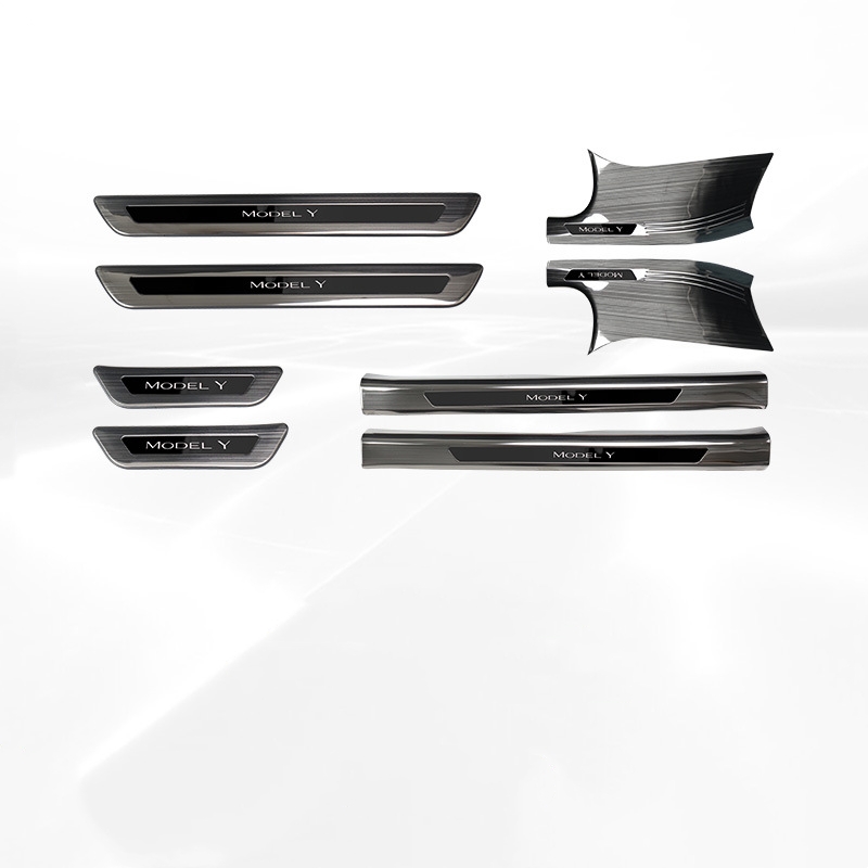 Stainless Steel Threshold Protection Strip for Tesla Model 3/Y