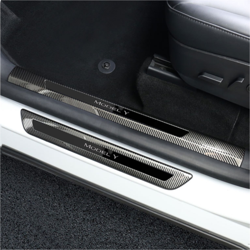 Stainless Steel Threshold Protection Strip for Tesla Model 3/Y
