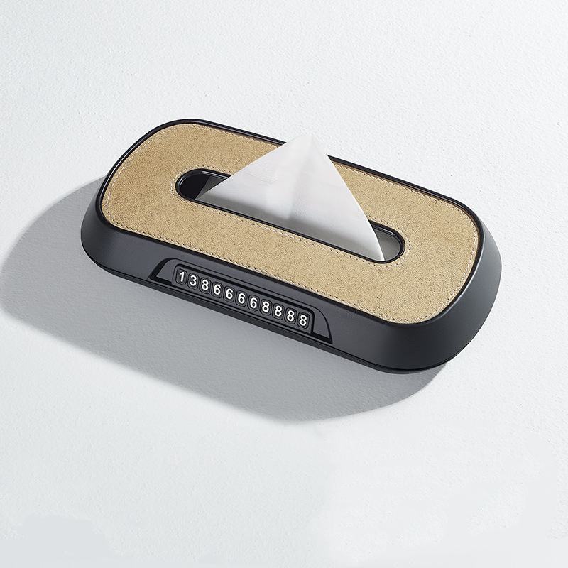 Suede Tesla Model S/3/X/Y Tissue Box