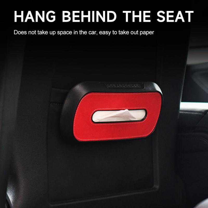 Suede Tesla Model S/3/X/Y Tissue Box