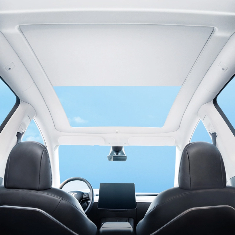 Retractable Glass Roof Sunshade for Tesla Model 3/Y