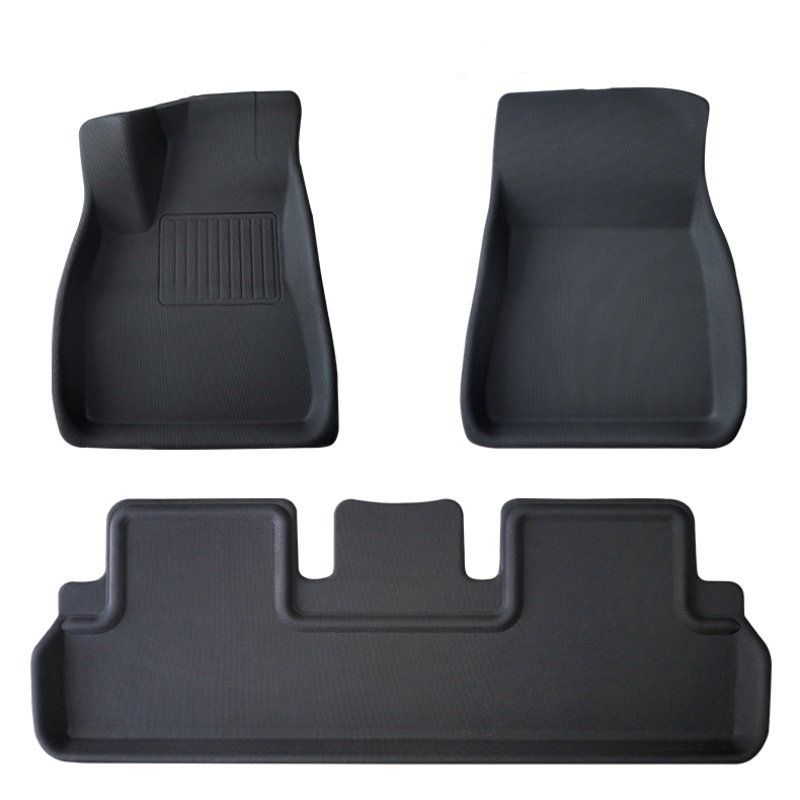 3D All Weather Tesla Model 3 Floor Mats(2020-2023)
