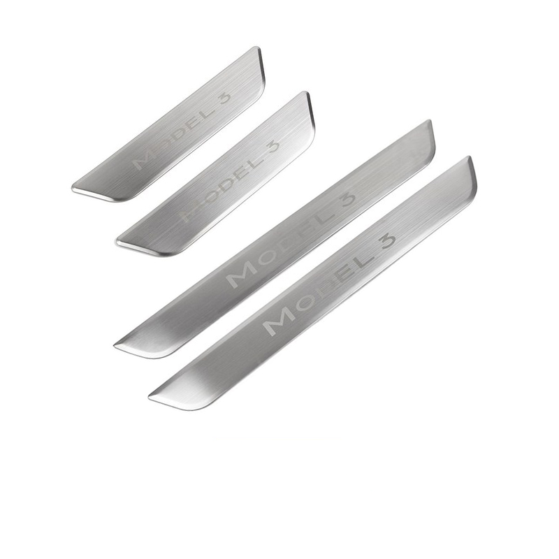 Tesla Model 3/Y Door Sill Covers Vinyl Wrap Protector