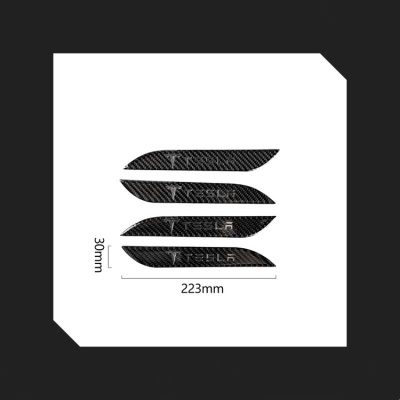 Tesla Model S Carbon Fiber Style Door Handle Protector