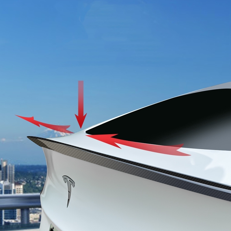 Tesla Model Y Carbon Fiber Spoiler - Real Molded Carbon Fiber